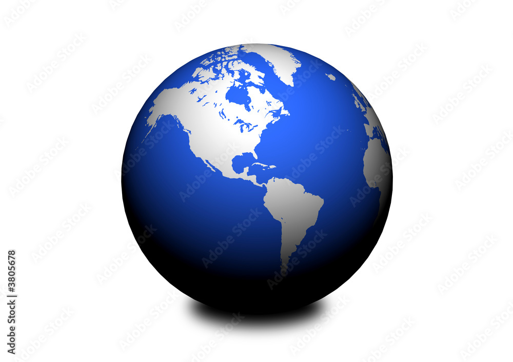 world globe 3d