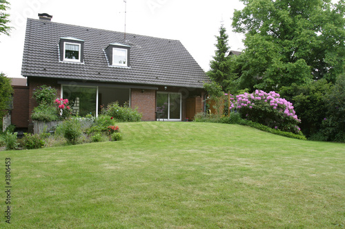 Einfamilienhaus Gartenseite