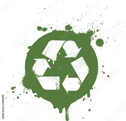 Logo recyclage trash photo