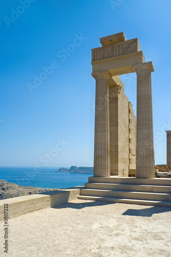 Temple of Athena Lindia at Lindos, Rhodes, Greece