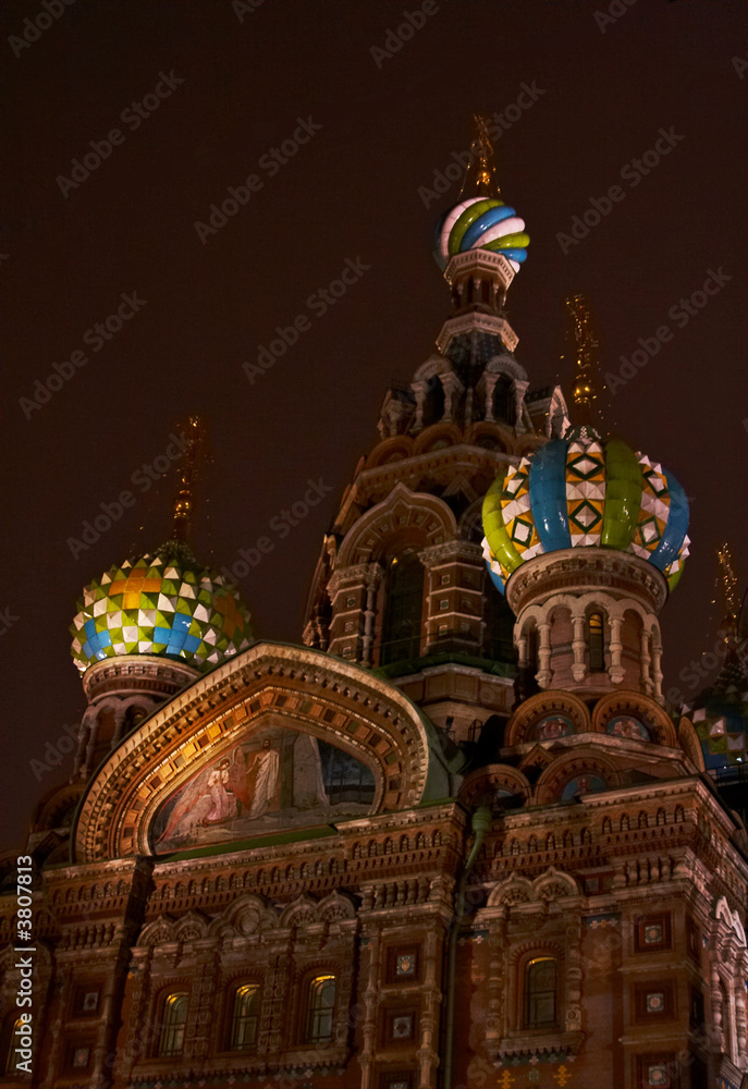 Fototapeta premium Savior on Blood Cathedral, Russia, Saint-Petersburg