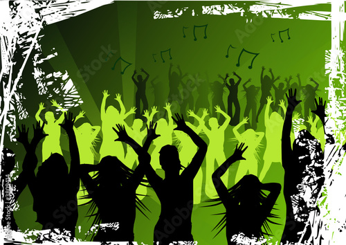 People at disco