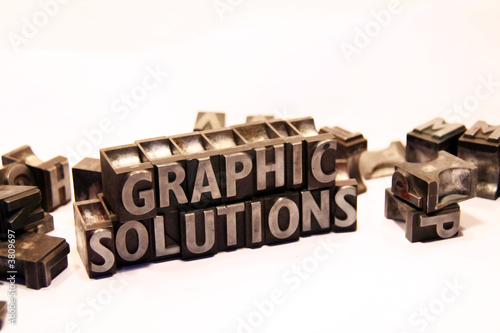 Obraz na płótnie solutions graphiques w salonie