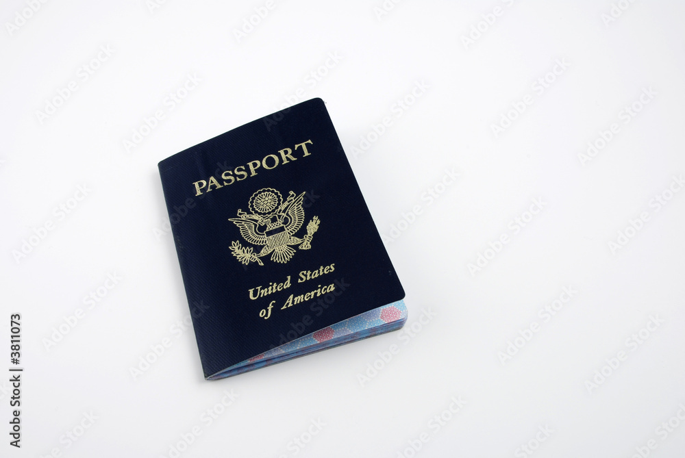 Stock pictures of a passport from the United States of America Stock pictures of a passport from the United States of America