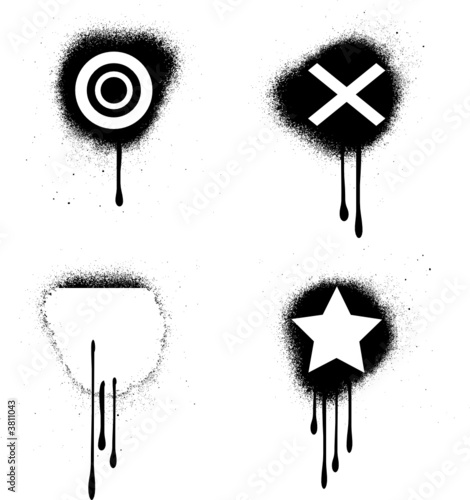 Grunge symbols