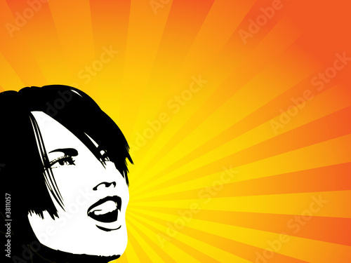 Female shouting