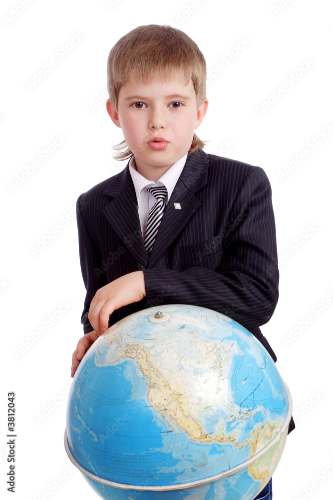 Portrait of a styled children. Theme: education.. Portrait of a styled children. Theme: education..