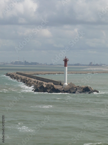 Harbour entrance At Dunkerque, France