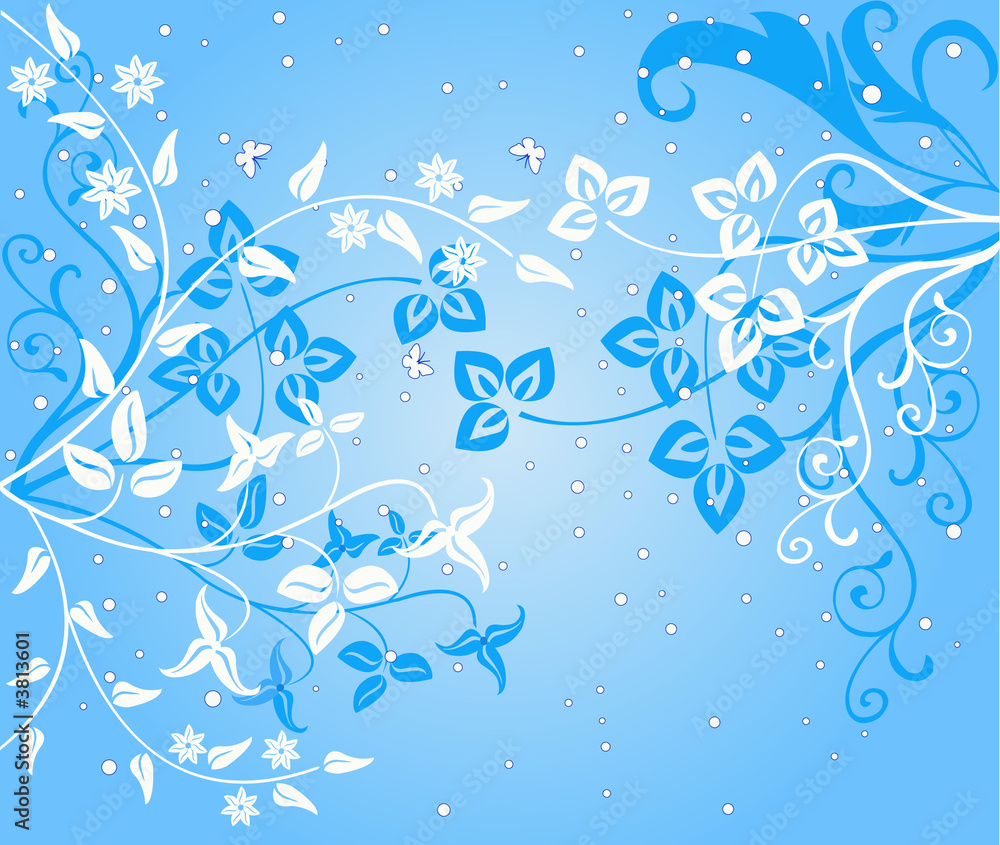 Floral background  - illustration