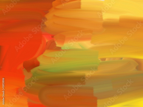 Oil Painted Canvas Background with warm colors