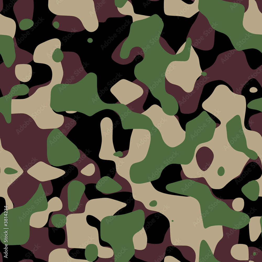 Naklejka premium CamouFlage