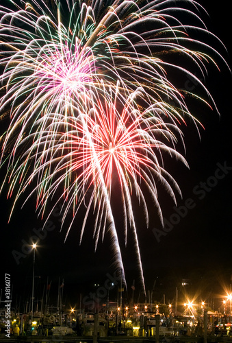 4th of July firework explodes on Bay Marina, Atlantic Highlands