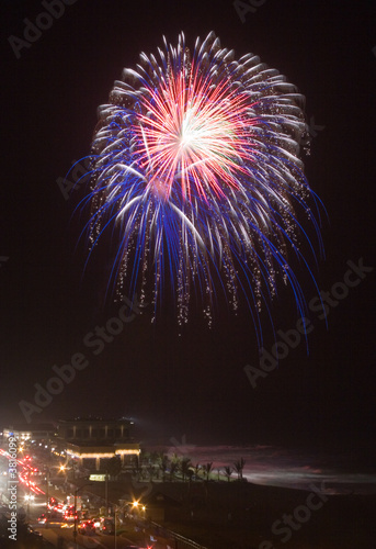 Firework on 4th of July. Long Branch, NJ, USA