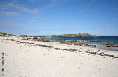 white sand beach Iona