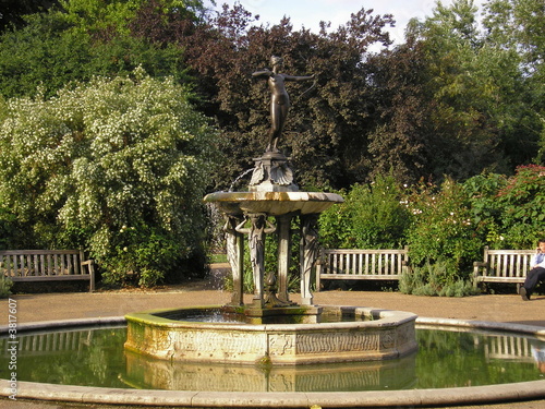 fountain of cupid in the park photo