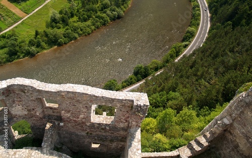 Strecno castle ruins