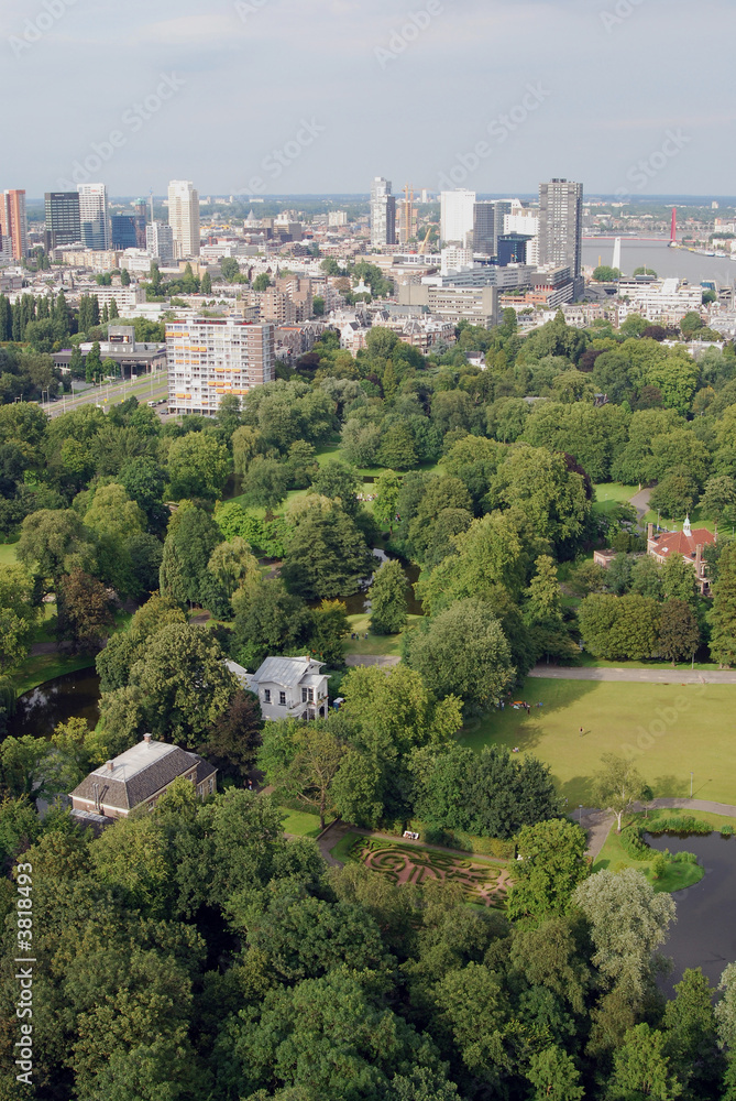Aerial photo of the City of Rotterdam 