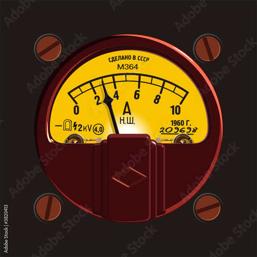 Old-Fashioned Ampermeter