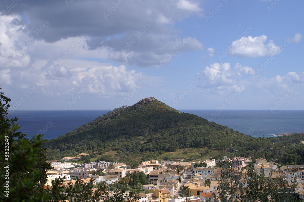 Obraz premium vue sur Capdepera aux Baléares