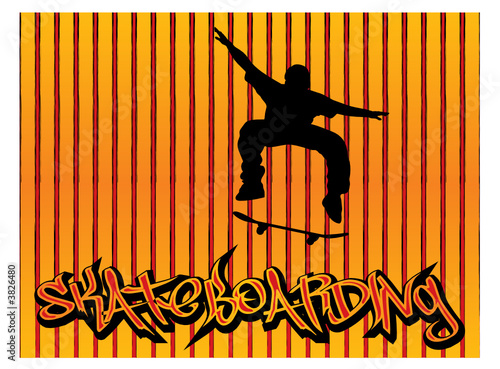 skateboarding background