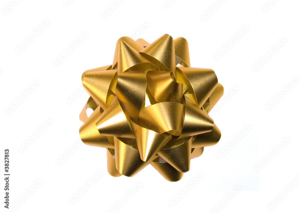 celebration bow with clipping path celebration bow with clipping path