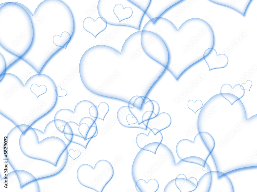 abstract blue hearts background abstract blue hearts background