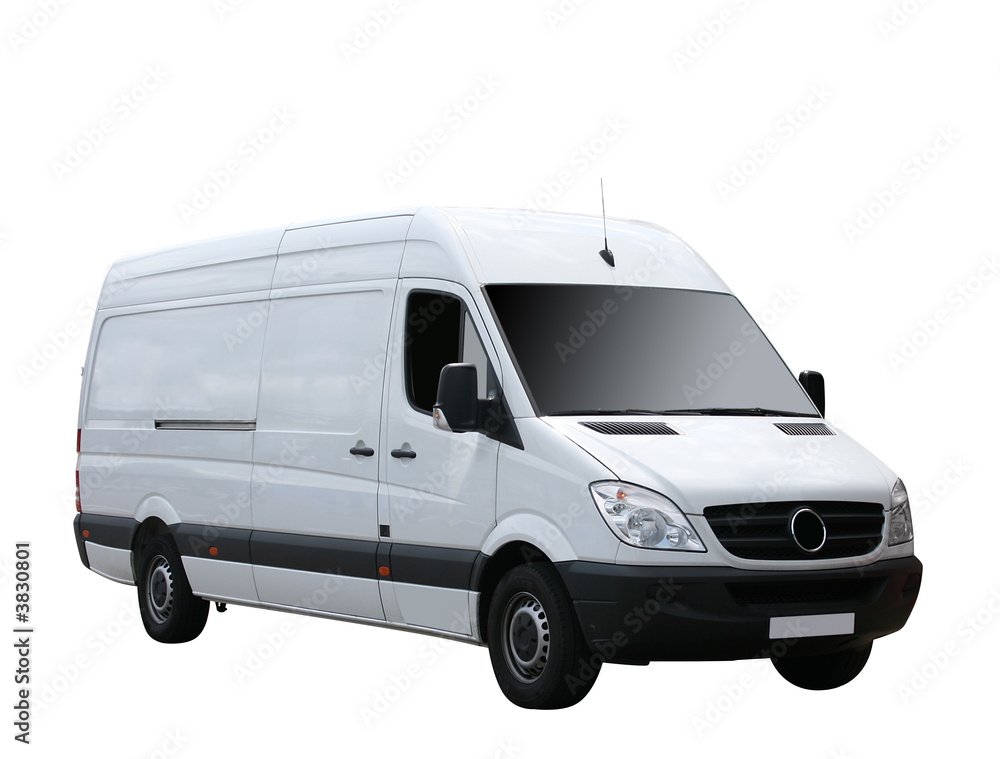 Plain white van