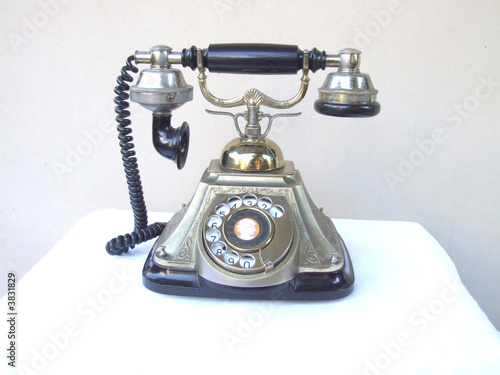 antique telephone