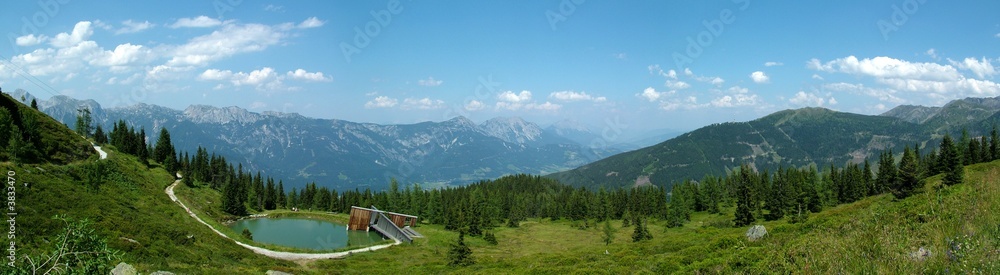 Ausblick von der Planai auf den Dachstein Ausblick von der Planai auf den Dachstein