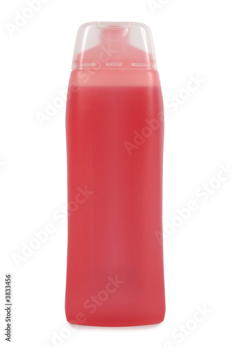 Plastic bottle. Isolated on white. Clipping path included.
