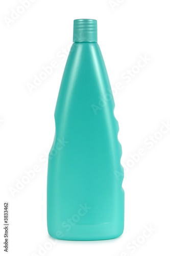 Plastic bottle. Isolated on white. Clipping path included.