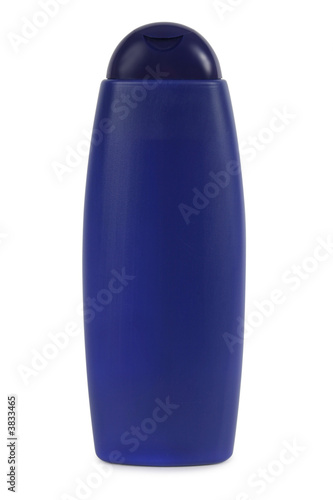 Plastic bottle. Isolated on white. Clip path included.