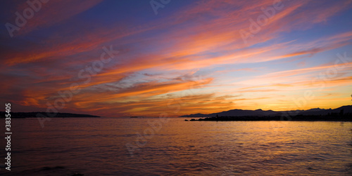 vancouver scenery sunset shot from english bay