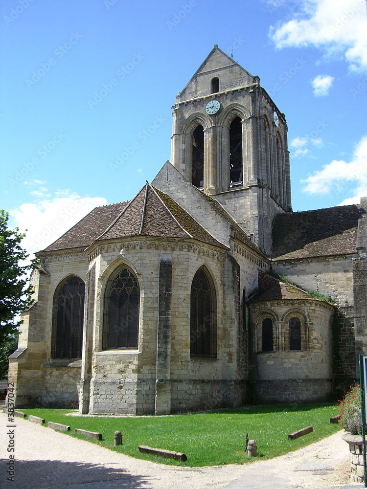 Fototapeta premium Auvers sur Oise- L'Eglise