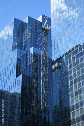 reflection of crane