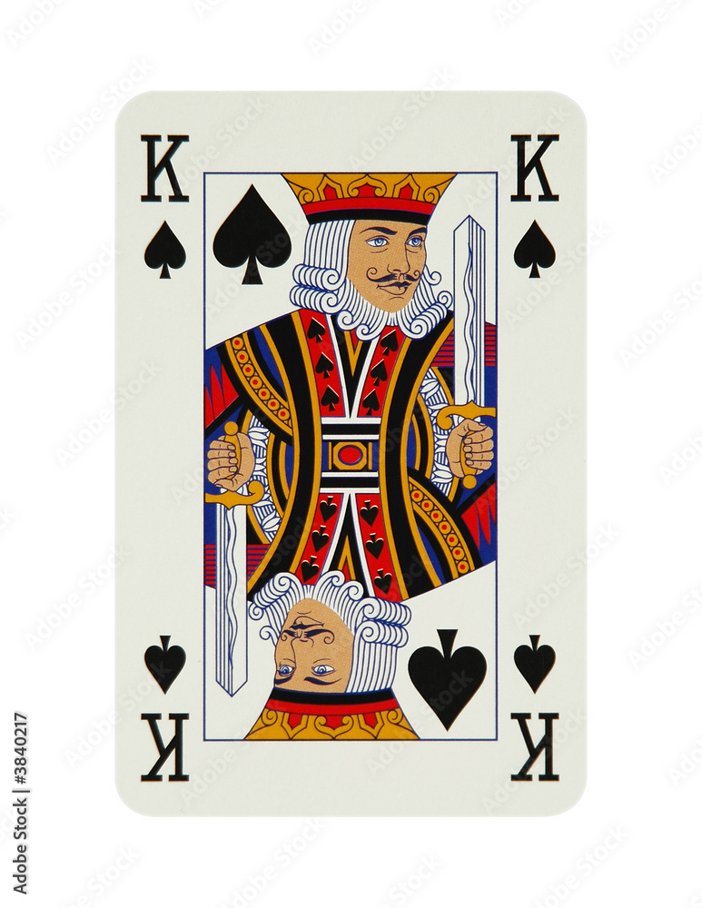 King of spades card Stock Photo Adobe Stock