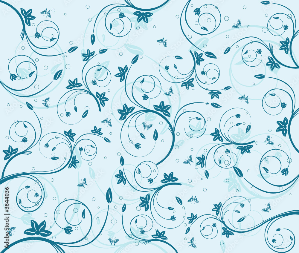 Floral background  - vector