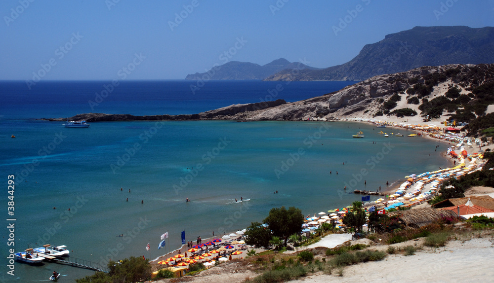 Paradise beach on a greek island of Kos