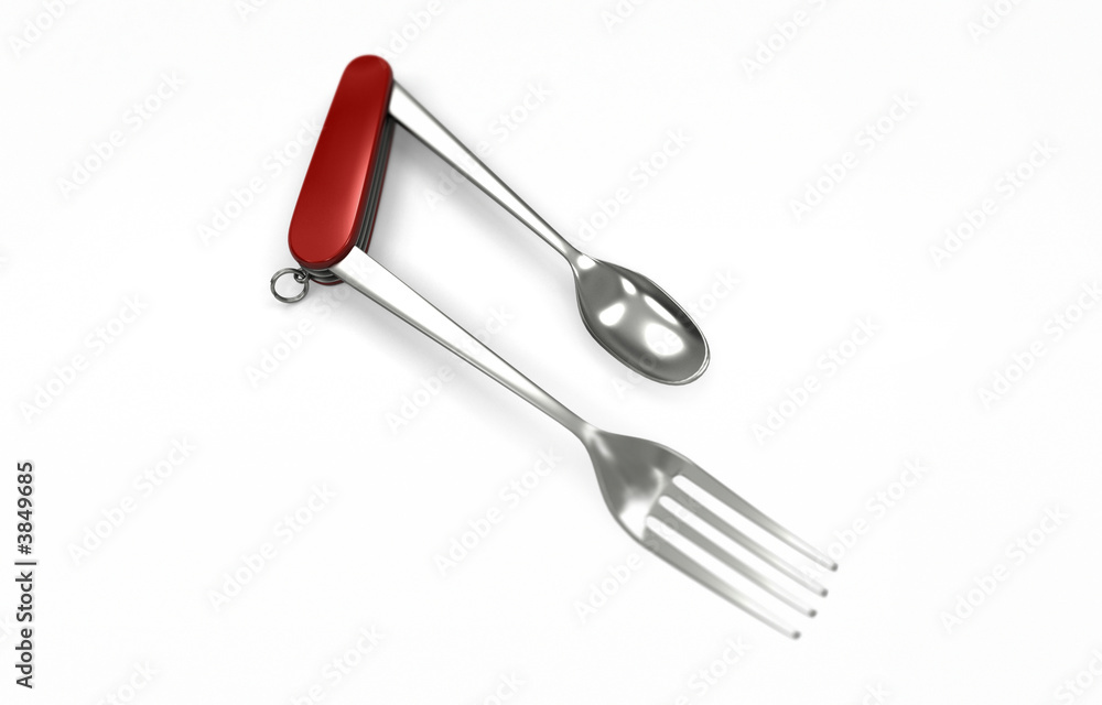 Couteau suisse fourchette cuillière Couteau suisse fourchette cuillière