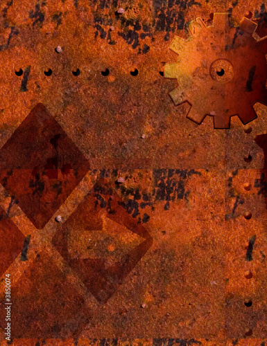 Rusted Metal Grunge Background
