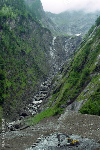 strassenbau im hochgebirge