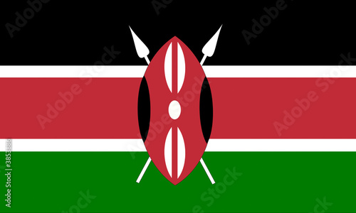 kenia fahne kenya flag