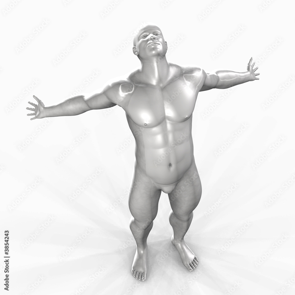 Fototapeta premium Man of Marble - 04