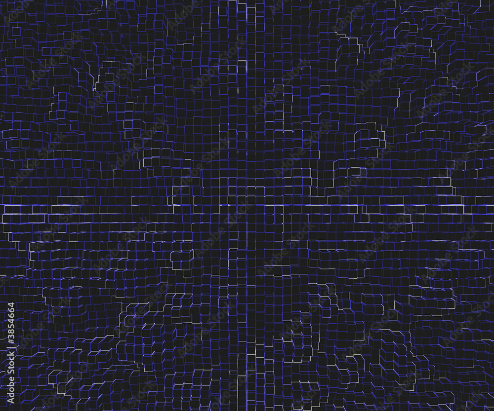 3D Mini tiled background 3D Mini tiled background