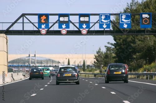 Fotografie Transport : Autoroute et péage - circulation routière