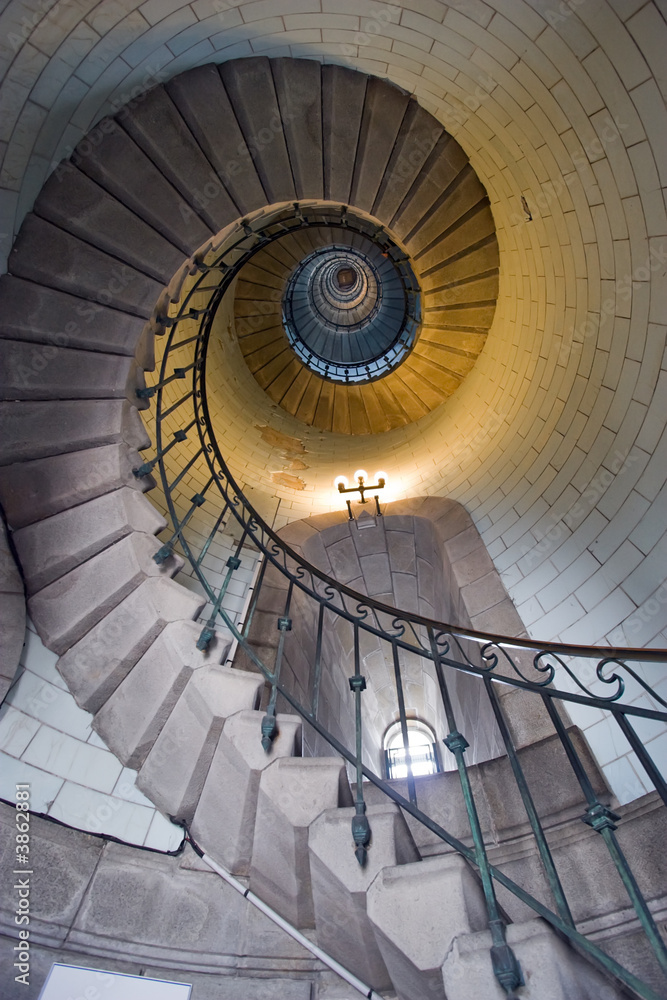 Fototapeta premium lighthouse staircase 1