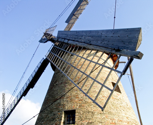 windmill in Szentendre skanzen (open-air museum) photo