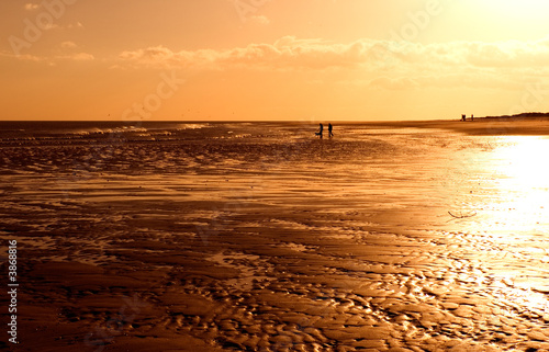 Sunset at Skegness - Gibraltar Point beach