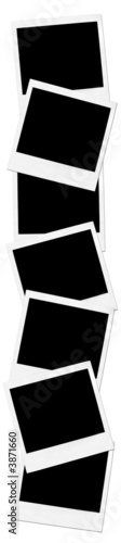 Front Ansicht einiger Polaroits