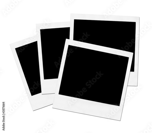 Front Ansicht einiger Polaroits